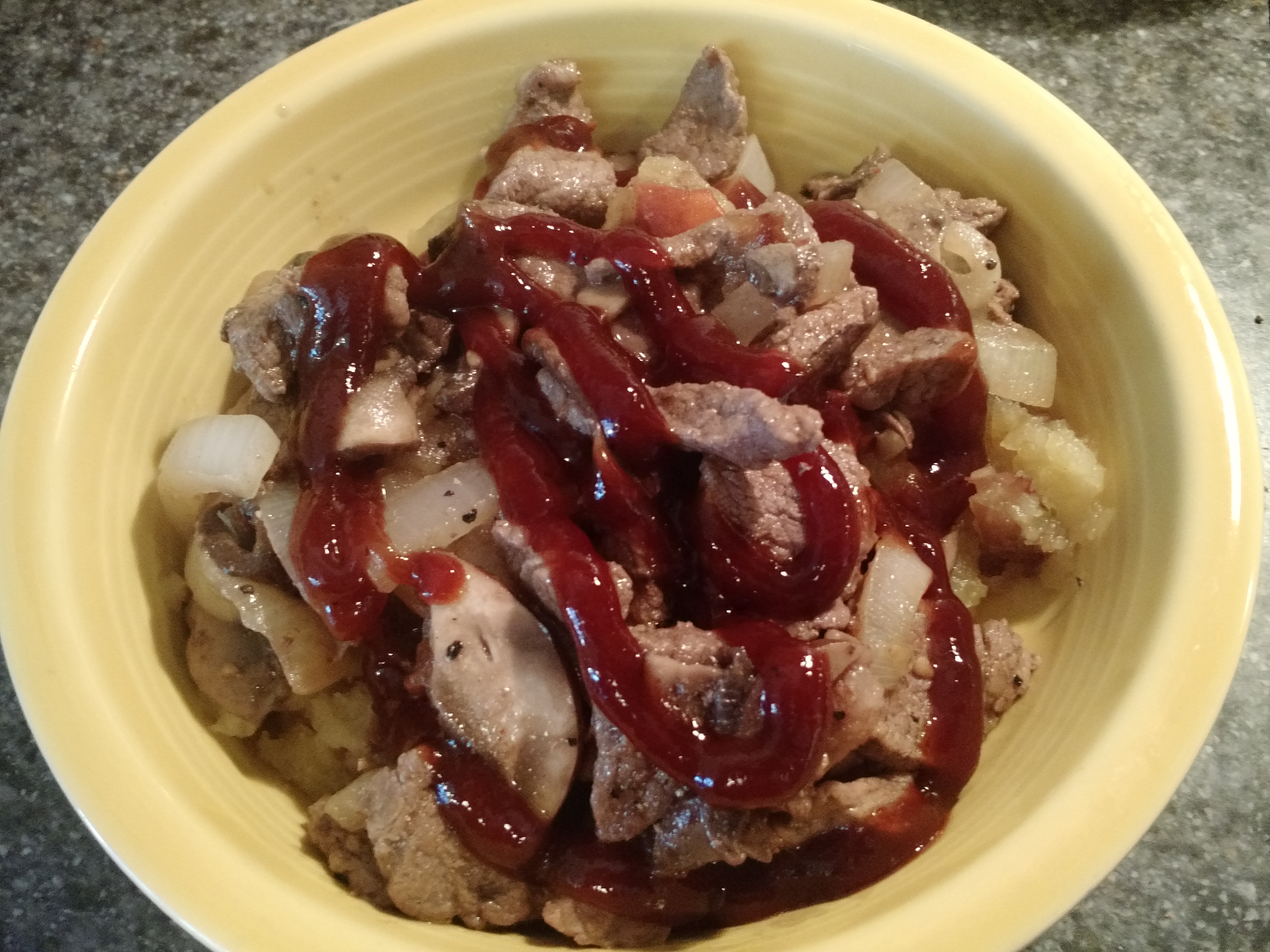 Sirloin Tips with Red Skinned Potatoes, Onions, Mushrooms – Cheryl's Recipes