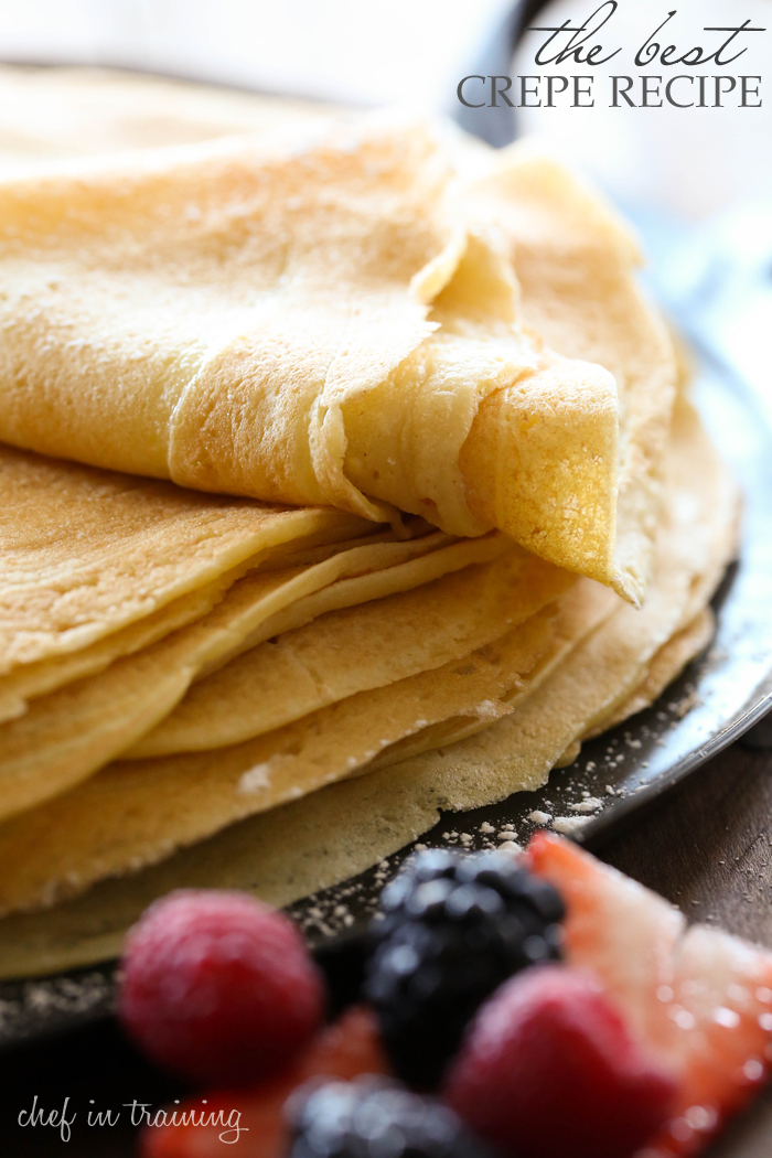 Basic Crepes – Cheryl's Recipes